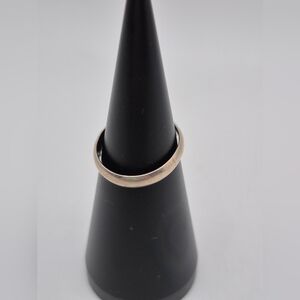 Simple Sterling Silver Band Ring.  Size 6 1/4.